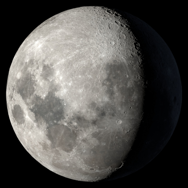 Waxing Gibbous, Moon at 10 days in cycle