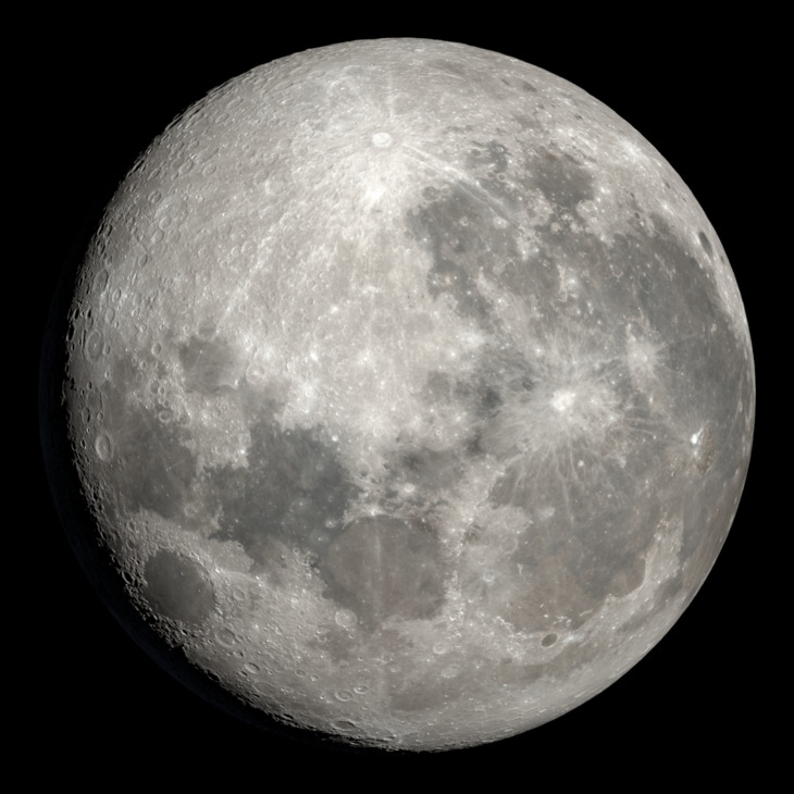 Waning Gibbous, Moon at 16 days in cycle