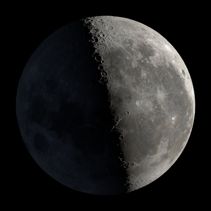 Waning Crescent, Moon at 22 days in cycle