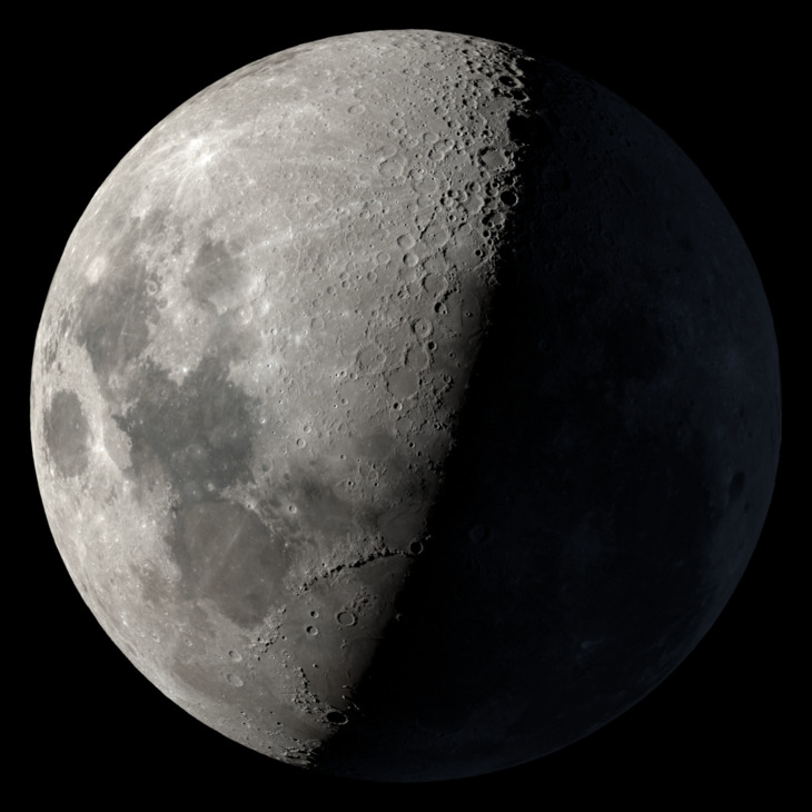 Waxing Gibbous, Moon at 8 days in cycle